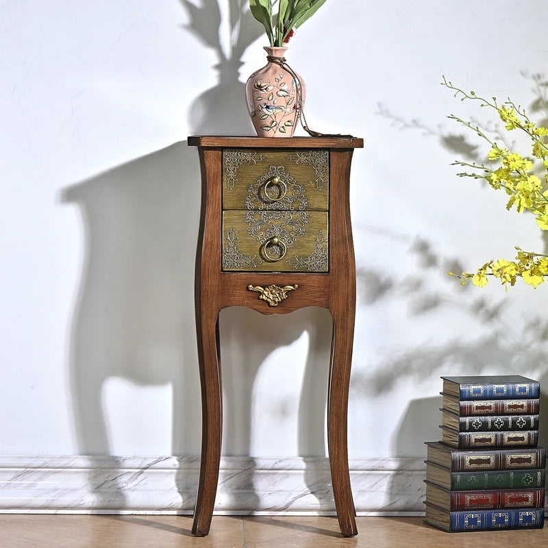 Rustic Minimalist Light Luxury Creative Multifunctional Living Room Dining Room Solid Wood Storage Sideboard Cabinet Dresser