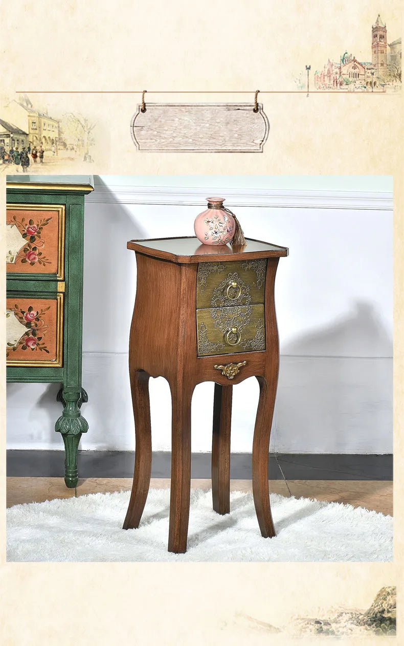 Rustic Minimalist Light Luxury Creative Multifunctional Living Room Dining Room Solid Wood Storage Sideboard Cabinet Dresser