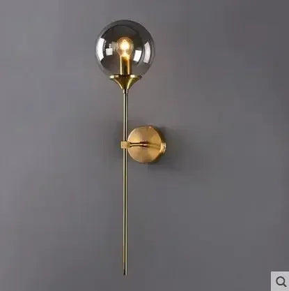 Modern minimalist living room Nordic creative personality bedroom bedside mirror front aisle corridor background wall lamp