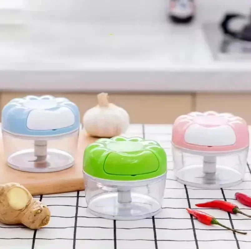 Kitchen Gadgets: Hand Pull Type Garlic Blender, Manual Garlic Masher, Braised Minced Garlic, Vegetables and Meat Grinder