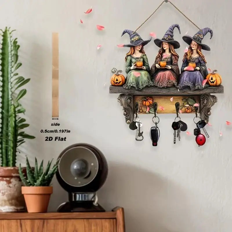 2025 New Exquisite Halloween Wooden Christmas Decor Home Ornaments Holiday Gift Set For Indoor Outdoor Festive Decorations