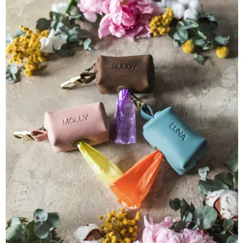 Pet Dog Poop Bag Dispenser Dog Poop Waste Bag Holder Pet Poop Pick Up Bags Organizer Garbage Bag Dispenser Dog Accessories