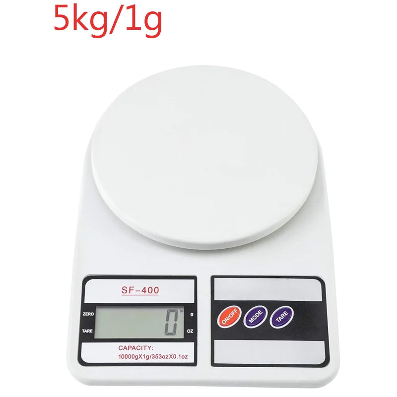 Digital Kitchen Scale 10kg/1g Precise Food Balance Electronic Scale LCD Display Portable Digital Scales Kitchen Accessories